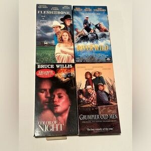 A Collection of 4 VHS Movies